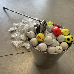 Golf balls and tees