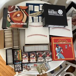 Massive Baseball Card Collection – Cards, Binders, Topps Chrome, Complete Sets & More