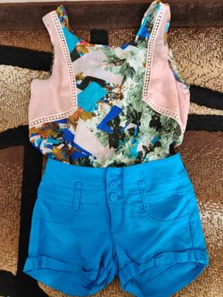 Clothing Set - Shorts & Blouse Set