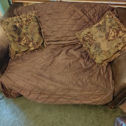 Love Seat Sofa With Cover