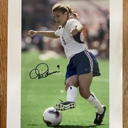 Mia Hamm Signed Cut 8x10 USA Soccer Matted Photo AUTO