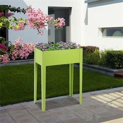 Raised Garden Bed, Elevated Planter, Metal Plant Box with Legs New