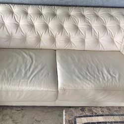 Leather sofa