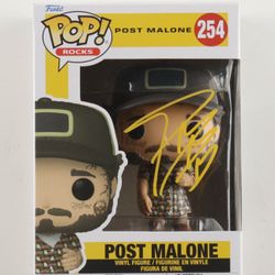 Post Malone Singed Funko Psa Coa