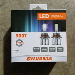 Sylvania LED 9007  Headlight bulbs  New
