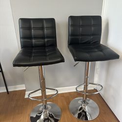 Adjustable Bar Stools, Great Condition