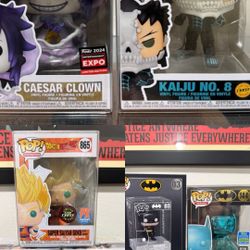 Funko Pop Lot DragonBall/Kaiju/OnePiece/Batman