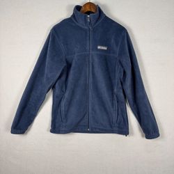 Columbia Men's Full Zip Fleece Jacket Blue