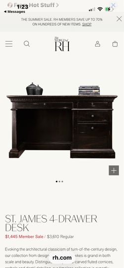 Restoration Hardware St James office collection