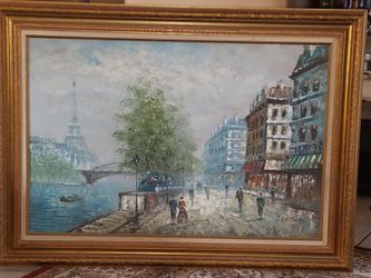 J.Bardot Original Oil Painting