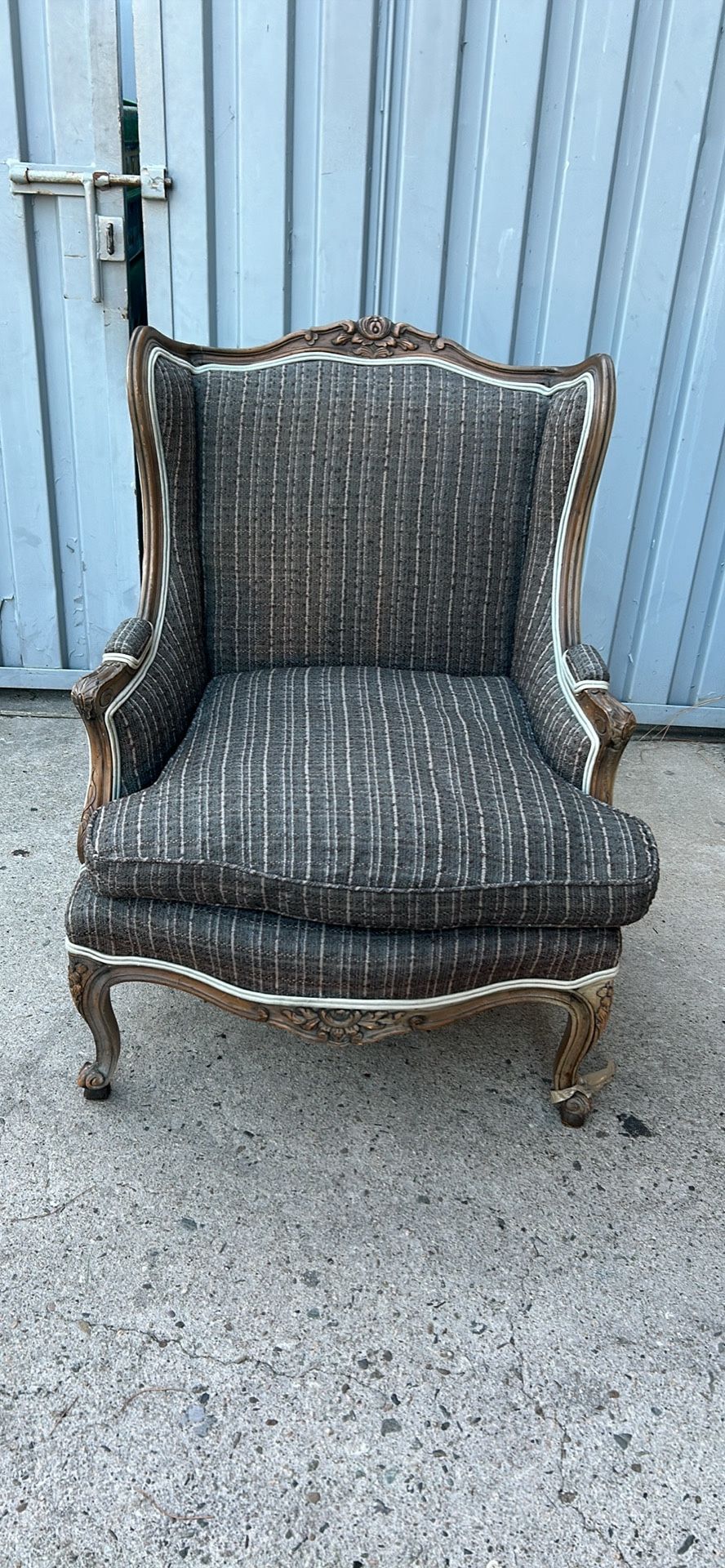 Wing Back Chair  UFWA vintage