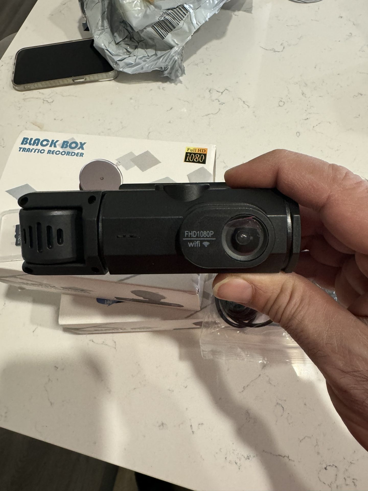 Dashcam 3 Channel View With Card