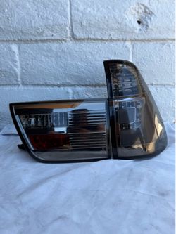 Smoked LED Tail Light Set For BMW E53 X5 1(contact info removed) Rear Brake Stop Lamp