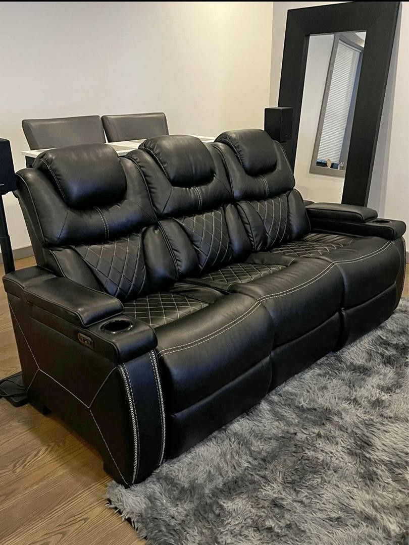 Leather Couches!
