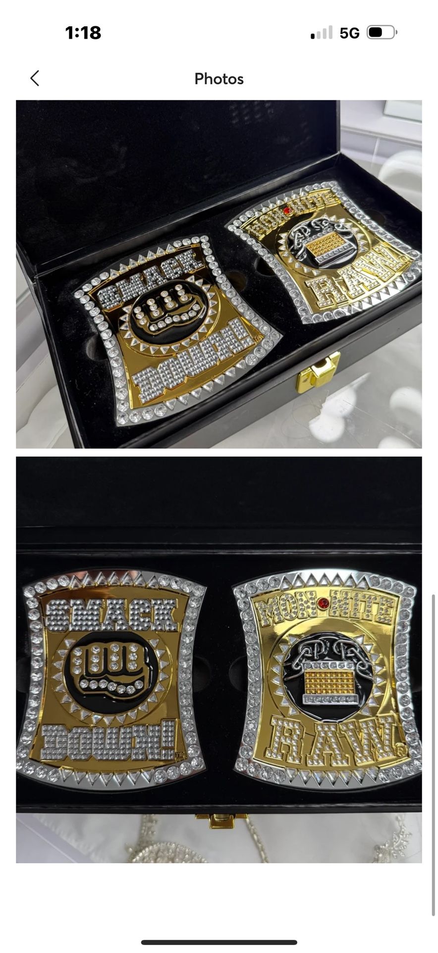 WWE Spinner Belt Side Plates
