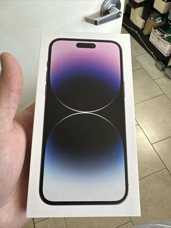 Apple iPhone 14 Pro Max - 256GB - Deep Purple MQCX3LL/A - A2651 SEALED!