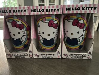 Hello Kitty Glass Cups