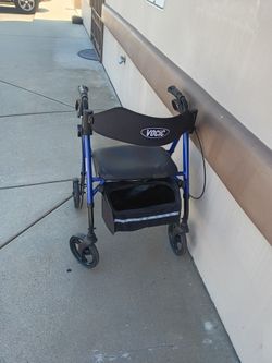 Walker with brakes