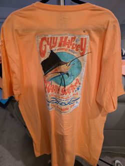 Guy Harvey Graphic T-Shirt XL Orange