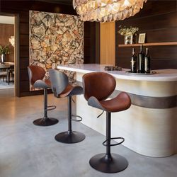 Meyane Brown Barstool