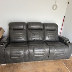Couch W/ Electric Recline 