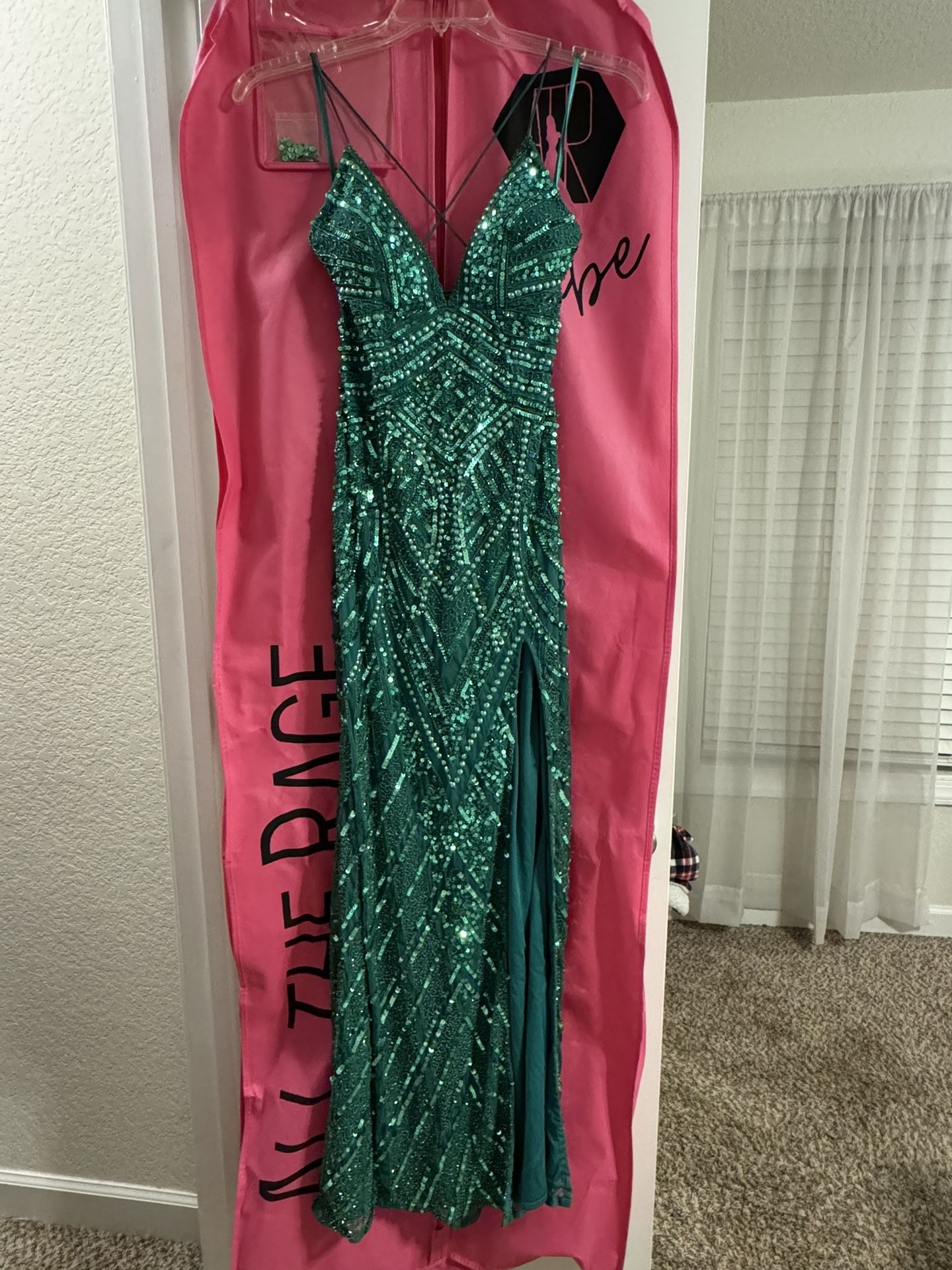 Emerald Green Prom Dress