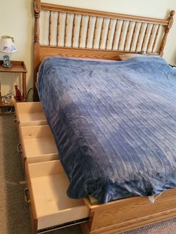 King size plattform bed frame