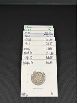 Silver Mercury Dime