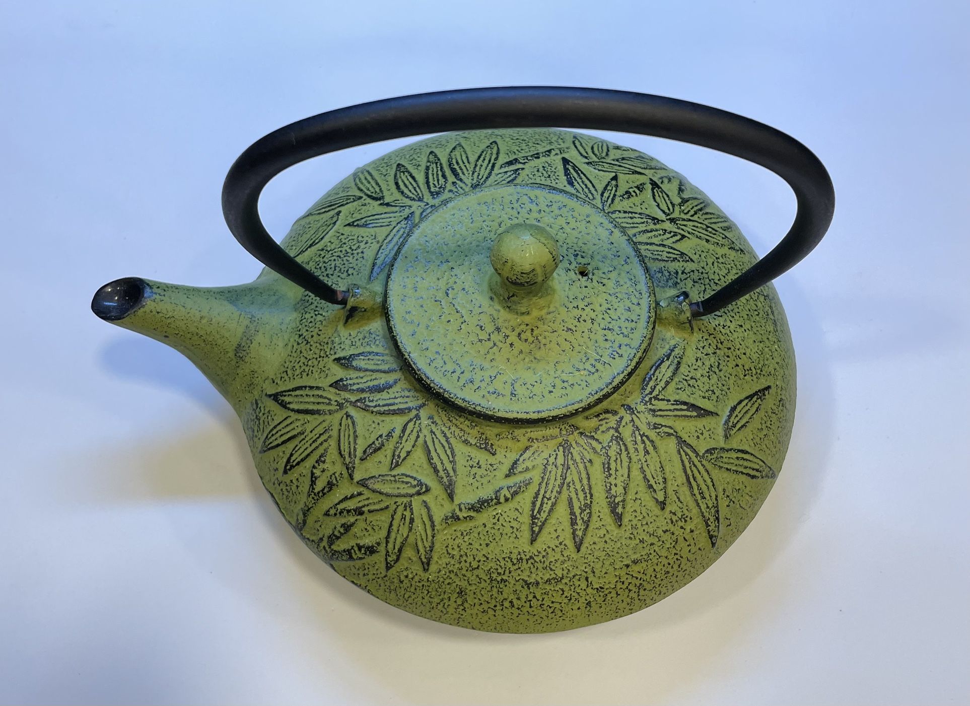 Vintage Japanese Cast Iron Teapot With Strainer