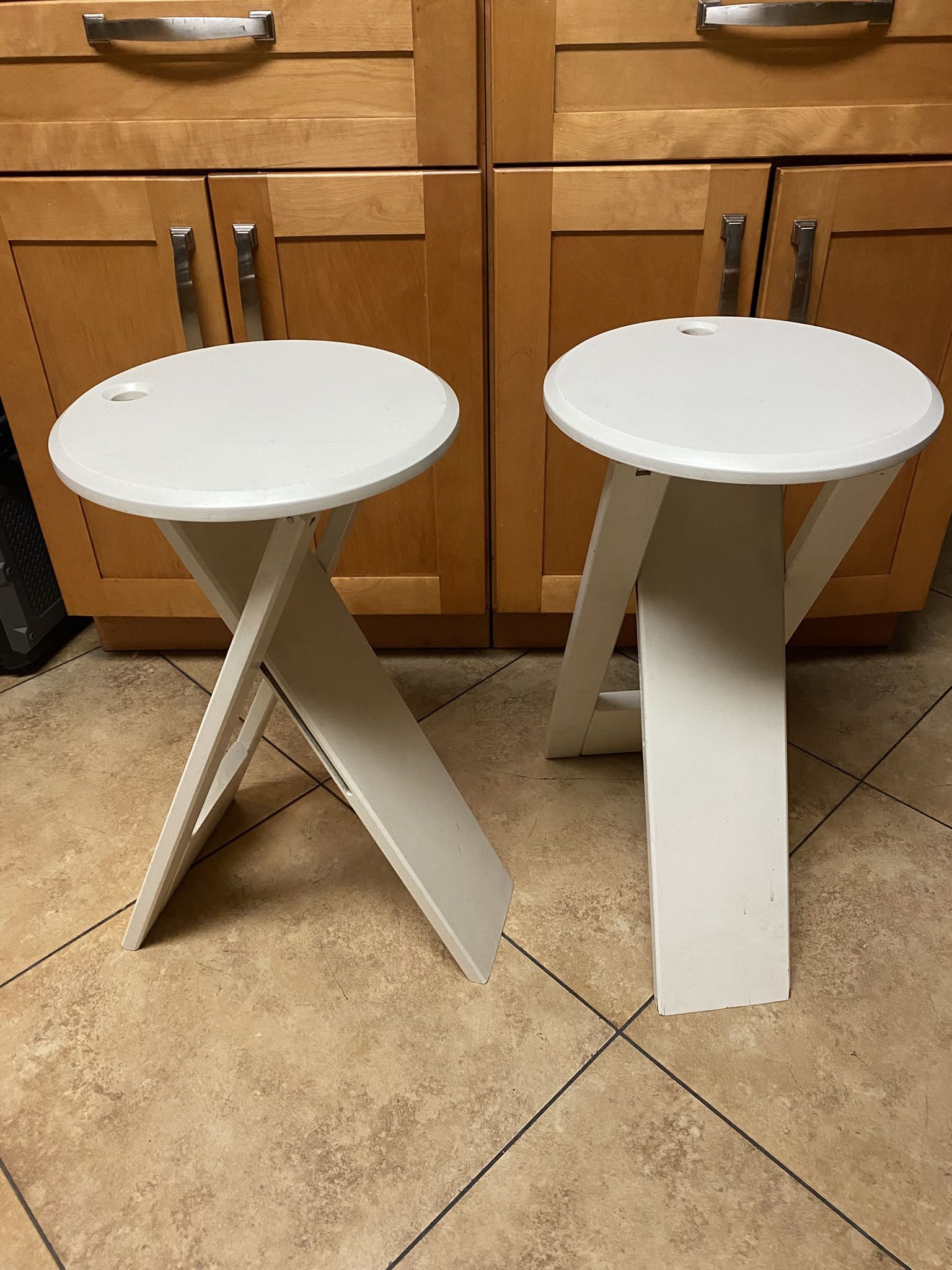 Vintage Folding Stools/Tables
