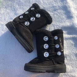 Bebe Black Fashion Boots