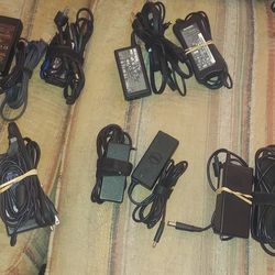 Lots Of Different Laptop Chargers