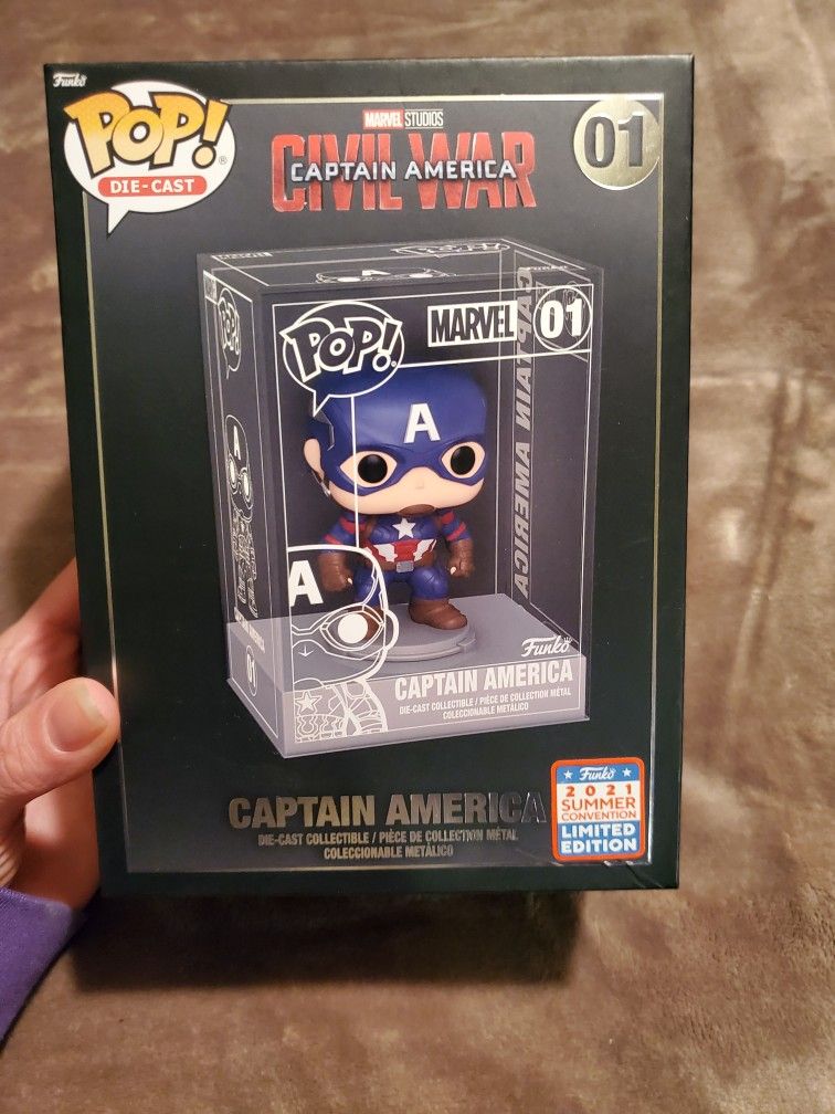 Captain America Die Cast Funko pop # 1