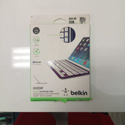 Belkin Qode FastFit Keyboard Case Purple With White Keys