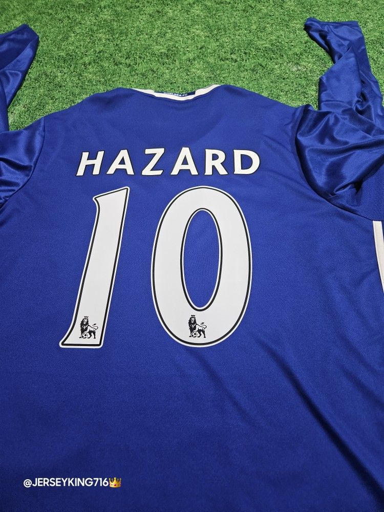 Adidas Chelsea FC Eden Hazard #10 2016/2017 Long Sleeve Home Jersey