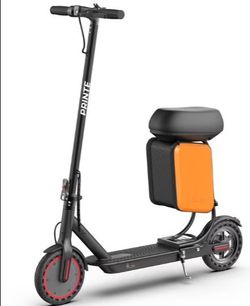 Electric scooter with seat/storage