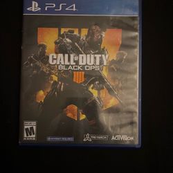 Call Of Duty Black Ops 4 PS4 Game