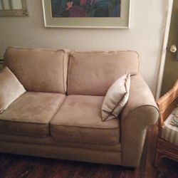 Velvet Brown Small couch