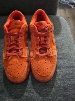 6M (7.5W) NIKE DUNK LOW VALLEY OF FIRE ALL DARK ORANGE COLORWAY