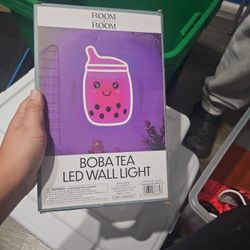 Boba Tea LED Wall Light Night Light