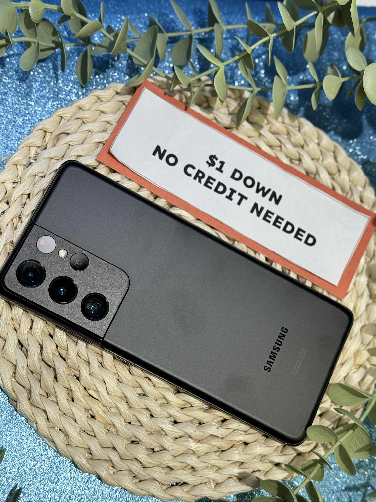 Samsung Galaxy S21 Ultra 5G - Pay $5 DOWN AVAILABLE - NO CREDIT NEEDED