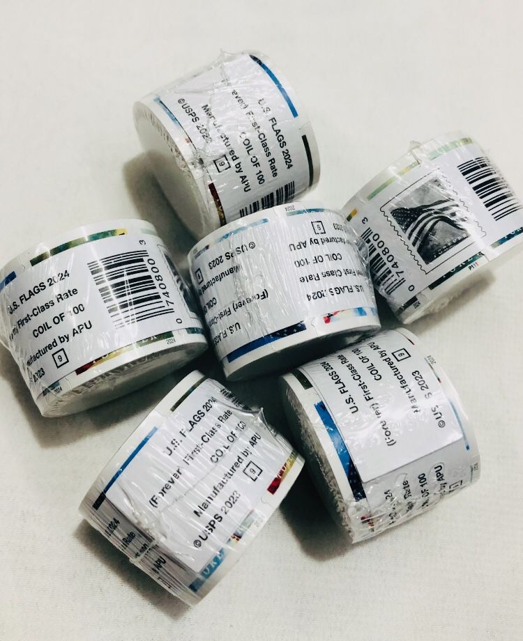 Forever Stamps Year 2024 1st Class 6 Rolls