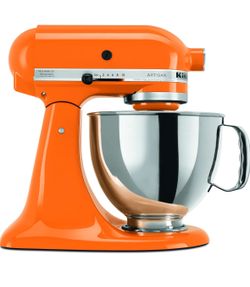 Kitchen Aid Mixer Orange Tangerine 