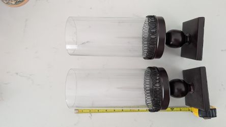 Glass Candle Holders