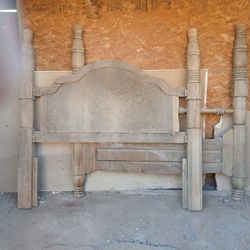 Antique  Bed Postes For Double  Wide
