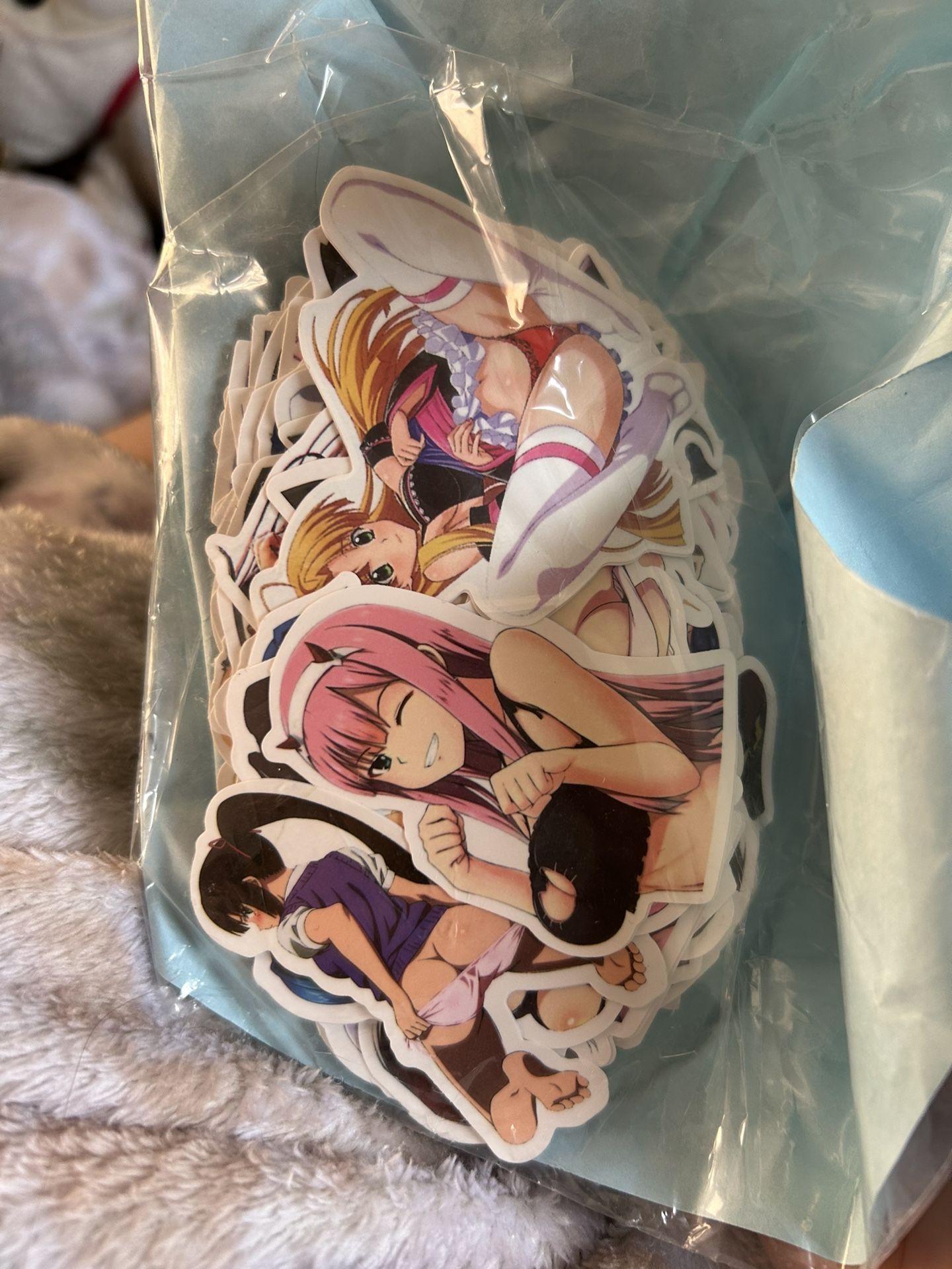 Anime Hentai Stickers Bundle Set 18+ Adult Sticker Naughty Anime Girl