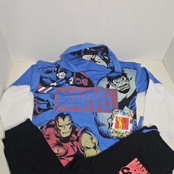 Marvel Avengers Cosplay Hoodie & Jogger Set Boys Size 6
