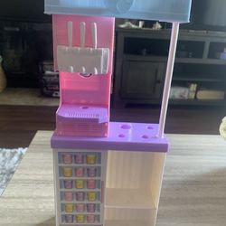 NWOT Mattel Barbie Ice Cream Shop Replacement Playset Stand 11.5 x 4.75 inches