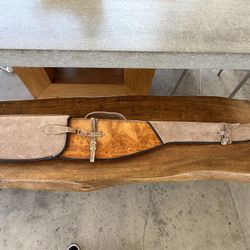 Leather Riffle Storage Carry Case
