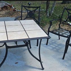 Patio Table Set Must Go Today 